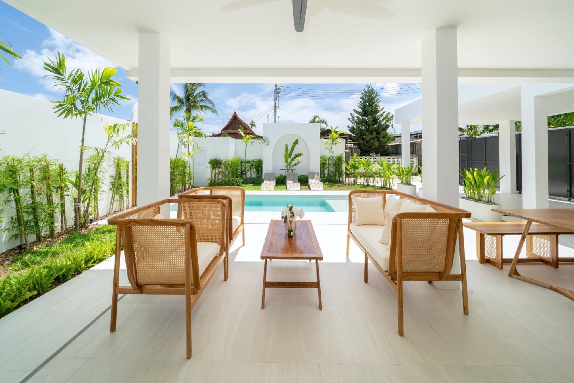 Brand New 4Br Balinese Style Pool Villa Kaia Just 5 Min Drive From Naiharn Beach Rawai Exterior photo